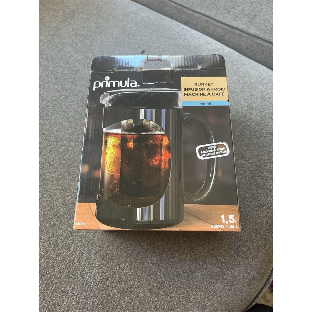 NEW OPEN BOX Primula Burke Carafe 1.6Qt Cold Brew Coffee Maker
